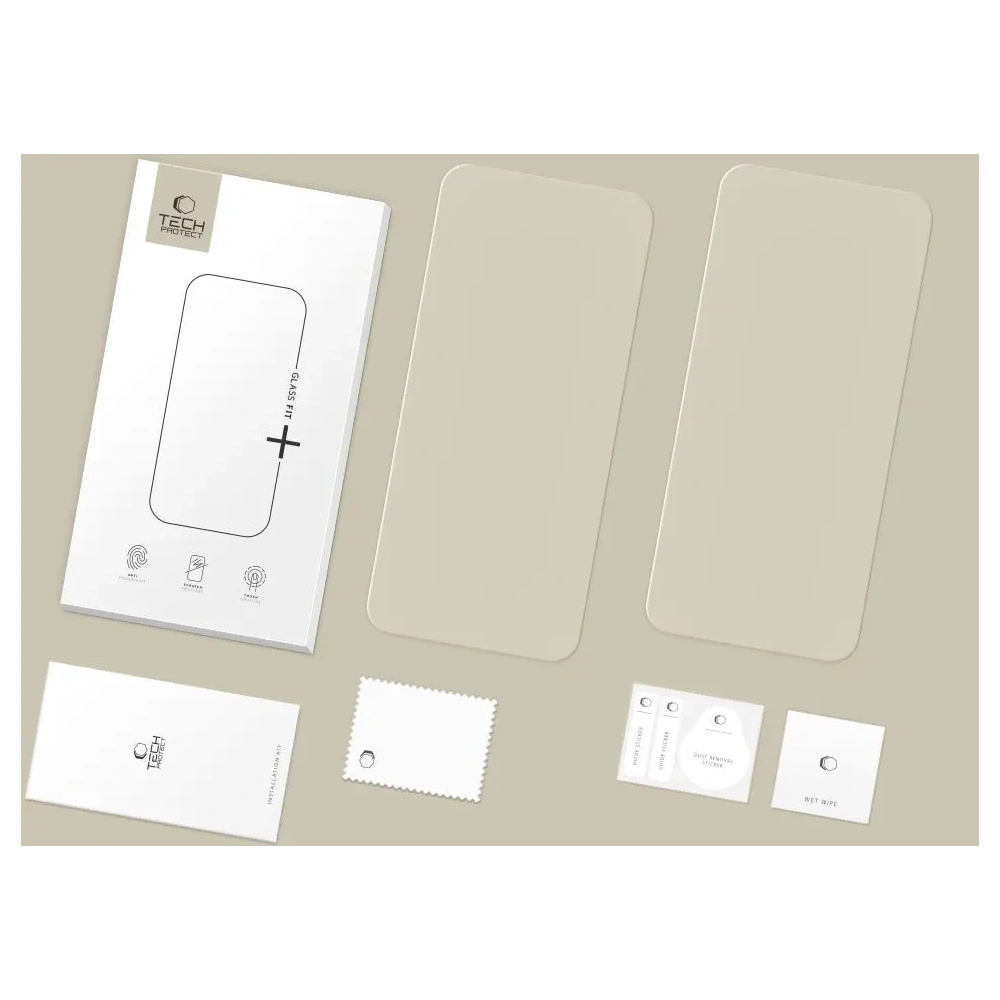 Szkło hartowane Tech-Protect Glass Fit+ do OnePlus 15 Clear [2 PACK]