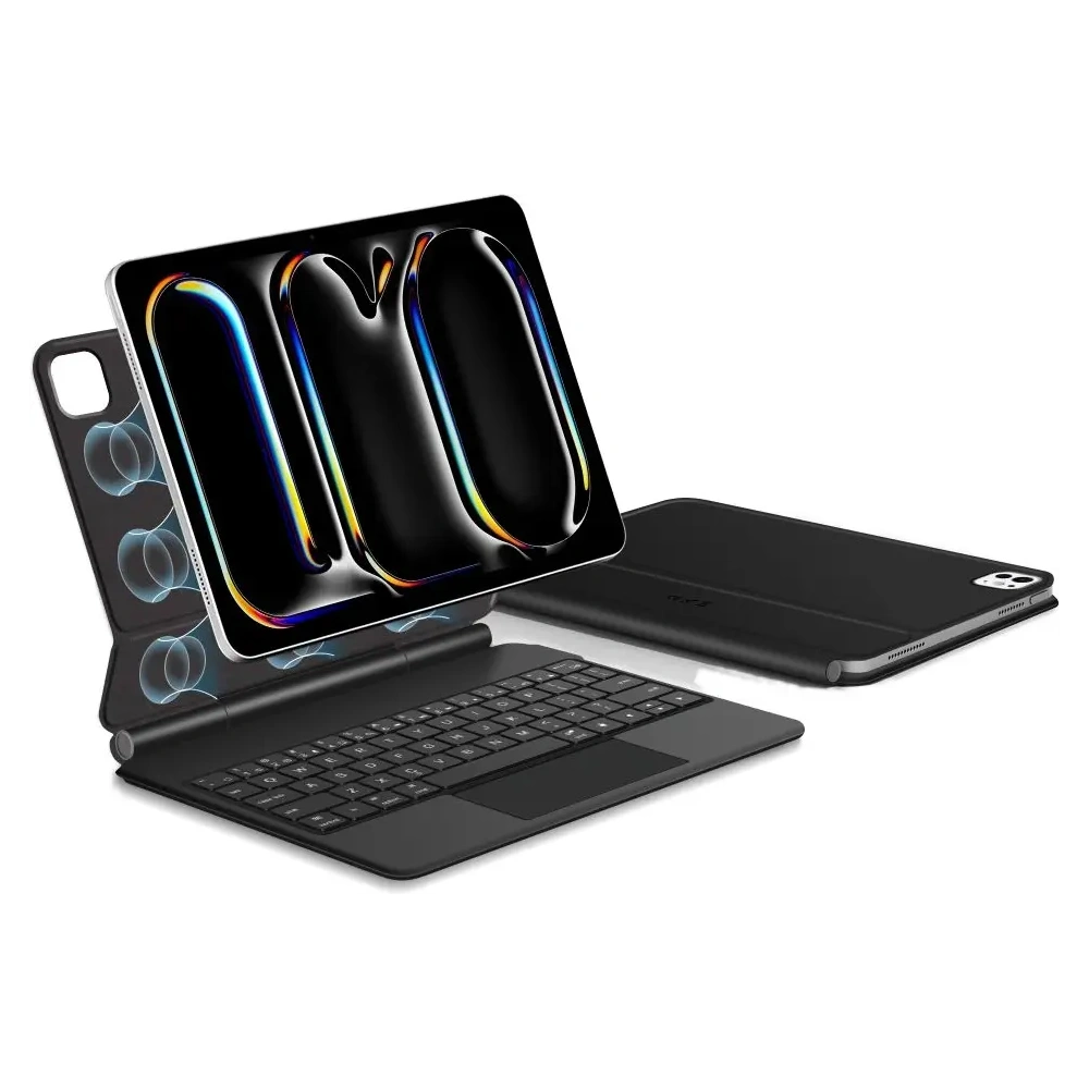 Etui z klawiaturą Tech-Protect SmartCase Magnetic + Keyboard do Apple iPad Pro 11” 2024/2025 Black