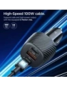 Ładowarka samochodowa Spigen Essential EV1133 USB-A 18W, USB-C 30W, USB-C 65W Car Charger 113W Black