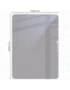 Prywatyzujące szkło hybrydowe Bizon Glass Tab Mule Shadow do Apple iPad Pro 11" M5 2025 matowe