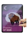 Prywatyzujące szkło hybrydowe Bizon Glass Tab Mule Shadow do Apple iPad Pro 13" M5 2025 matowe