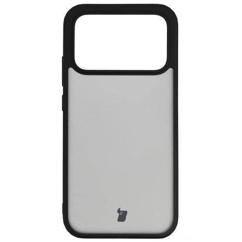 Etui Bizon Case Angelo do Xiaomi POCO F8 Pro przydymione z czarną ramką