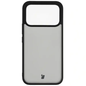 Etui Bizon Case Angelo do Xiaomi POCO F8 Ultra przydymione z czarną ramką