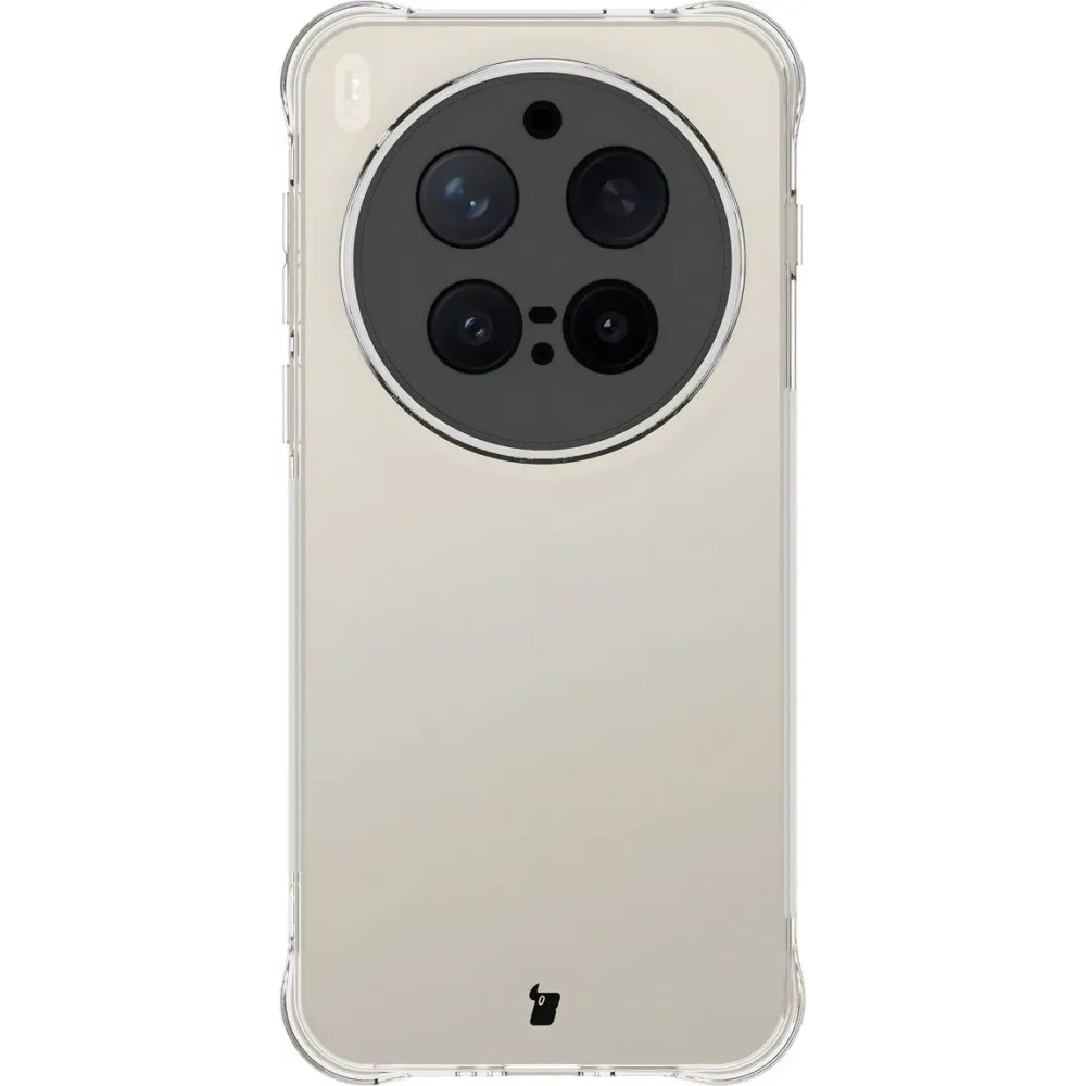 Elastyczne etui + 2x folia na ekran Bizon Case Clear Pack do Vivo X300 Pro