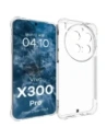 Elastyczne etui + 2x folia na ekran Bizon Case Clear Pack do Vivo X300 Pro