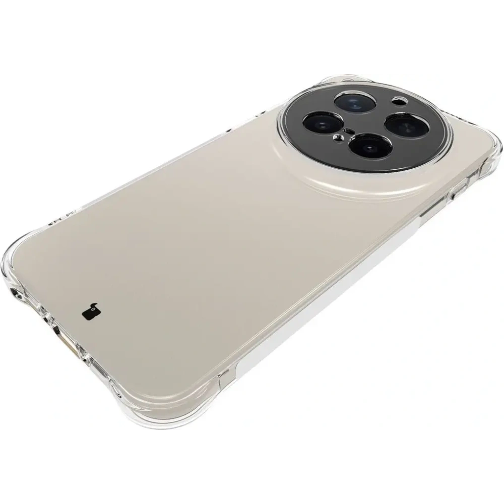 Elastyczne etui + 2x folia na ekran Bizon Case Clear Pack do Vivo X300 Pro