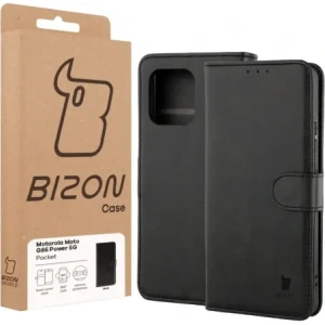 Etui z klapką Bizon Case Pocket do Motorola Moto G86 Power 5G czarne