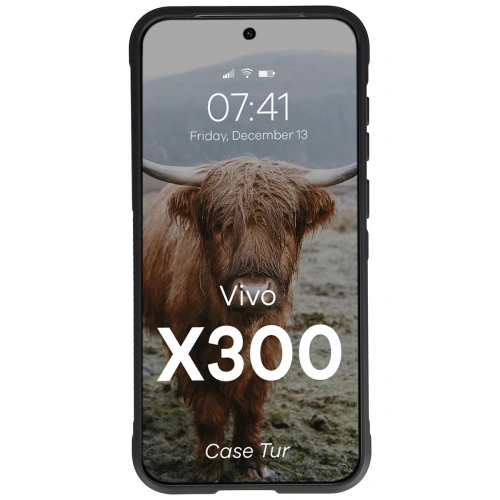 Pancerne etui Bizon Case Tur do Vivo X300 czarne