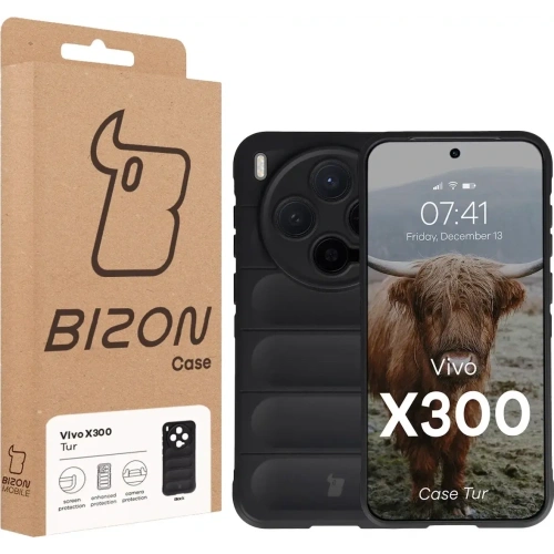 Pancerne etui Bizon Case Tur do Vivo X300 czarne