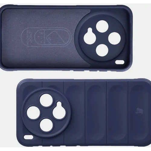 Pancerne etui Bizon Case Tur do Vivo X300 granatowe