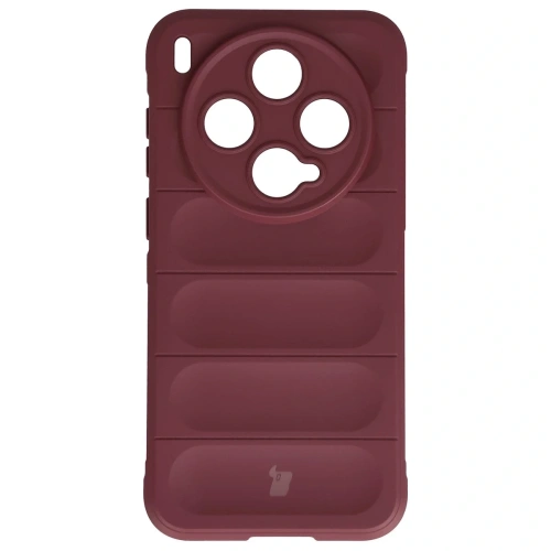 Pancerne etui Bizon Case Tur do Vivo X300 burgundowe