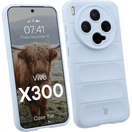 Pancerne etui Bizon Case Tur do Vivo X300 jasnoniebieskie