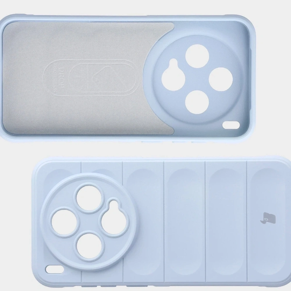 Pancerne etui Bizon Case Tur do Vivo X300 jasnoniebieskie