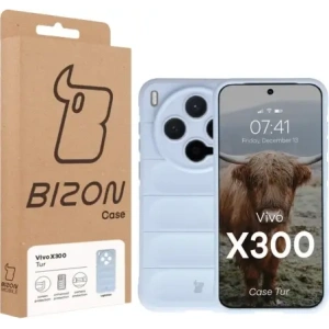 Pancerne etui Bizon Case Tur do Vivo X300 jasnoniebieskie