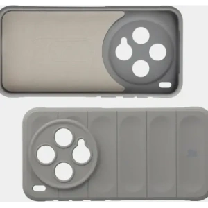 Pancerne etui Bizon Case Tur do Vivo X300 jasnoszare