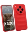 Pancerne etui Bizon Case Tur do Vivo X300 czerwone