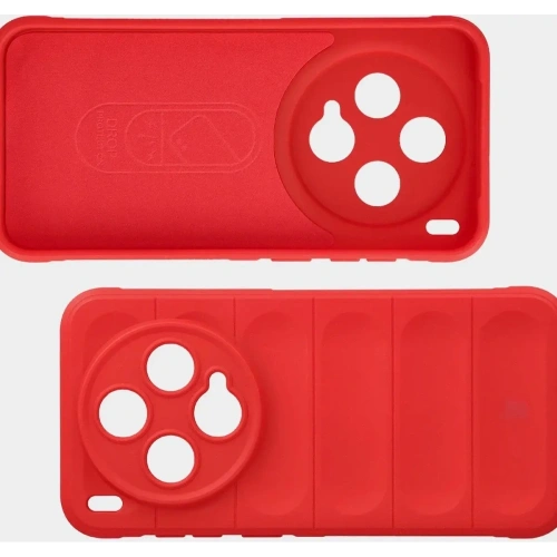 Pancerne etui Bizon Case Tur do Vivo X300 czerwone