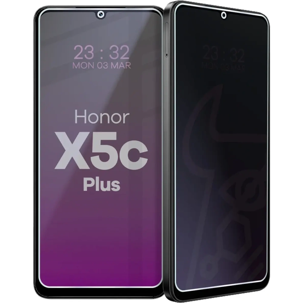 Prywatyzujące szkło hybrydowe Bizon Glass Mule Shadow do Honor X5c Plus matowe