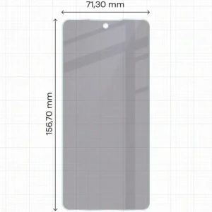 Prywatyzujące szkło hybrydowe Bizon Glass Mule Shadow do Motorola Edge 70 matowe
