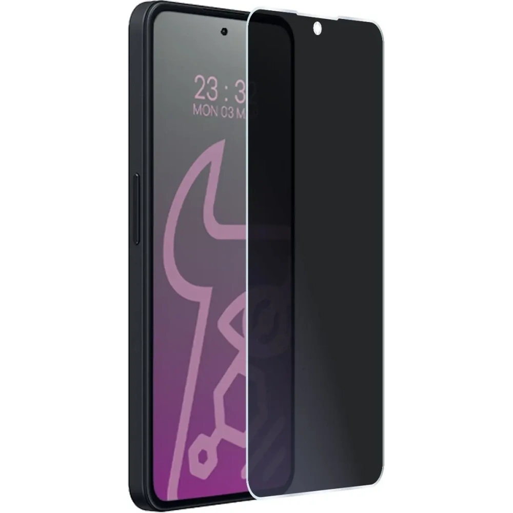 Prywatyzujące szkło hybrydowe Bizon Glass Mule Shadow do Nothing Phone (3a) Lite matowe