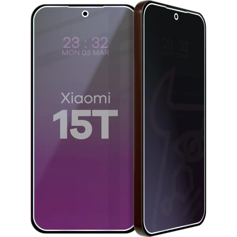 Prywatyzujące szkło hybrydowe Bizon Glass Mule Shadow do Xiaomi 15T matowe