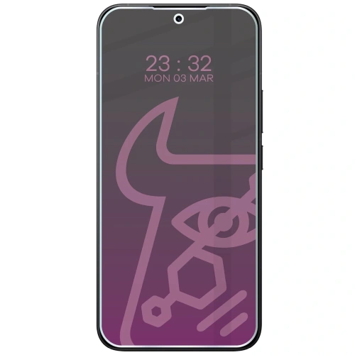 Prywatyzujące szkło hybrydowe Bizon Glass Mule Shadow do Xiaomi 15T Pro matowe