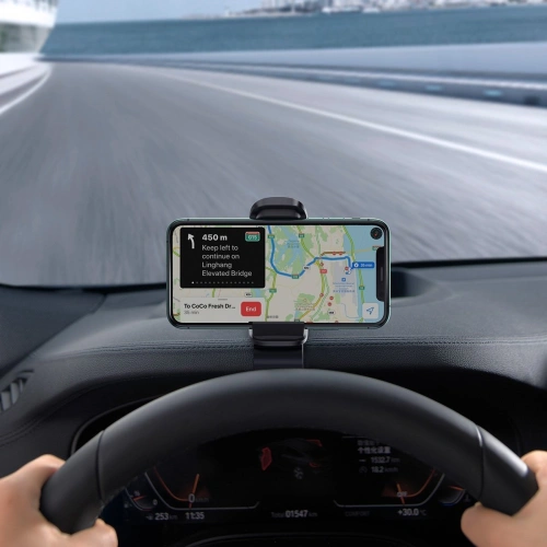 Buy Baseus Big Mouth Pro Car Mount Holder (black) - BSU1630BLK - {ean13} - Home Screen Store Europe
