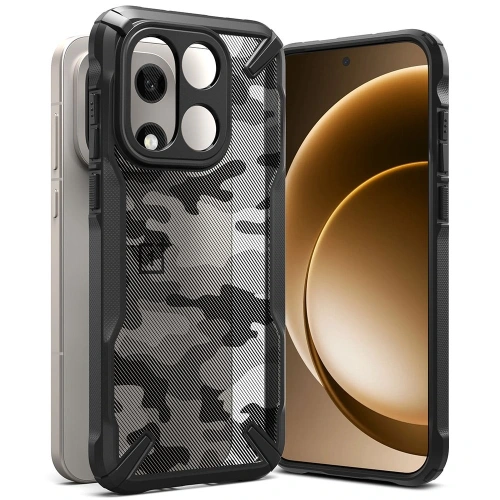 Etui Ringke Fusion-X do OnePlus 15 Camo Black