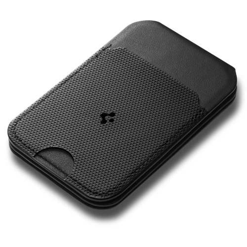 Stojak na telefon z miejscem na karty Spigen S314-2 Slim Fold Tripod MagSafe Universal Magnetic Card Holder Black