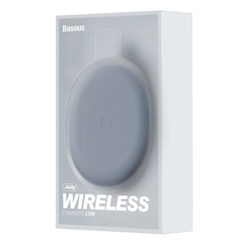 Buy Baseus Jelly wireless induction charger, 15W (black) - BSU1631BLK - {ean13} - Home Screen Store Europe
