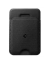 Stojak na telefon z miejscem na karty Spigen S314-1 Slim Fold Tripod MagSafe Universal Magnetic Card Holder Black