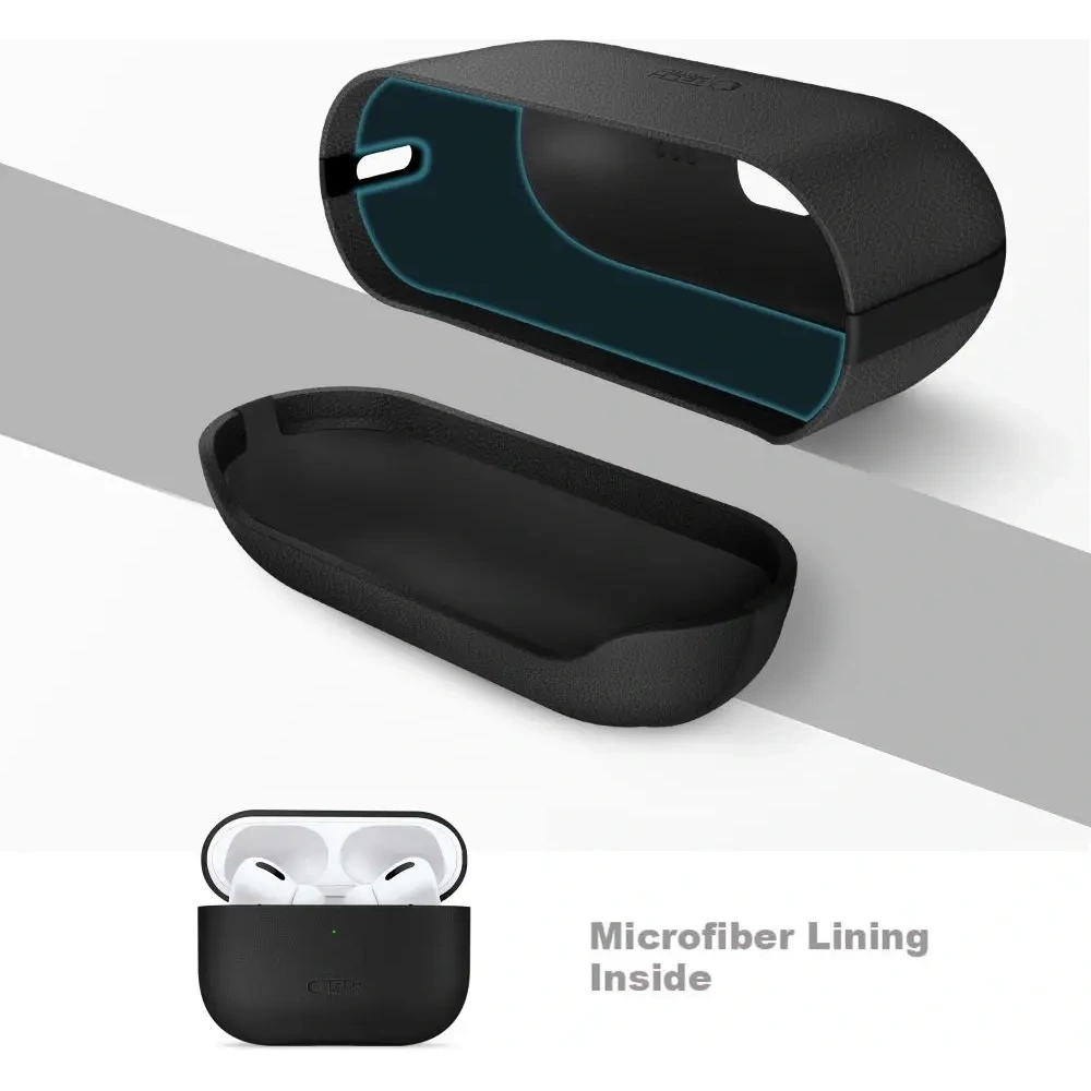 Etui Tech-Protect NaturalFit do Apple AirPods Pro 3 Black