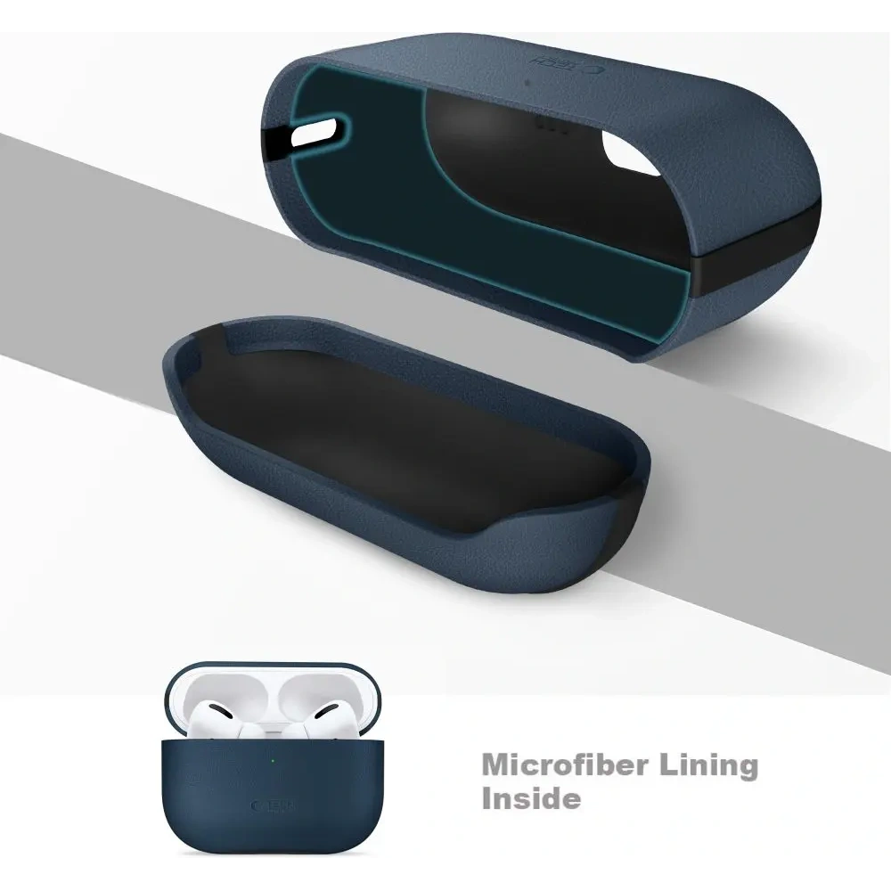 Etui Tech-Protect NaturalFit do Apple AirPods Pro 3 Navy Blue