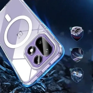 Etui Tech-Protect Flexair Hybrid MagSafe do OnePlus 15 Clear