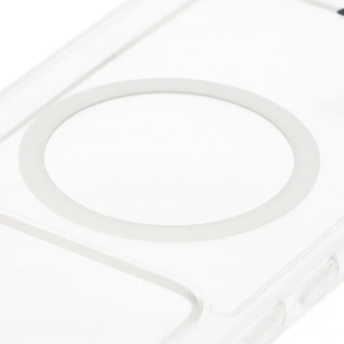 Etui z pierścieniem magnetycznym Bizon Case CrystalO do Xiaomi POCO F8 Pro przezroczyste