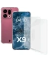 Elastyczne etui + 2x folia na ekran Bizon Case Clear Pack do Oppo Find X9