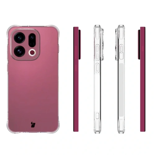 Elastyczne etui + 2x folia na ekran Bizon Case Clear Pack do Oppo Find X9