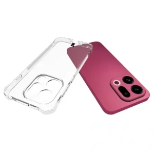 Elastyczne etui + 2x folia na ekran Bizon Case Clear Pack do Oppo Find X9