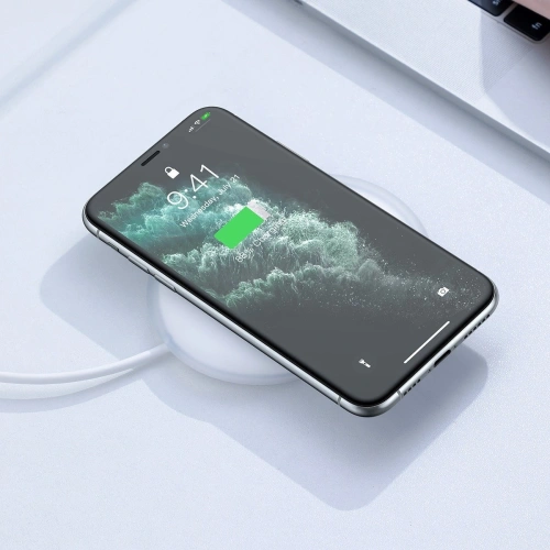 Buy Baseus Jelly wireless induction charger, 15W (white) - BSU1632WHT - {ean13} - Home Screen Store Europe
