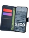 Etui z klapką Bizon Case Pocket do Vivo X300 granatowe