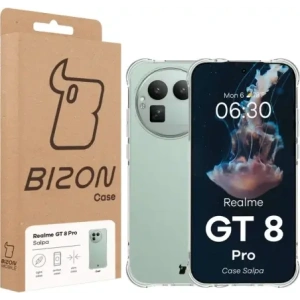 Elastyczne etui Bizon Case Salpa do Realme GT 8 Pro przezroczyste