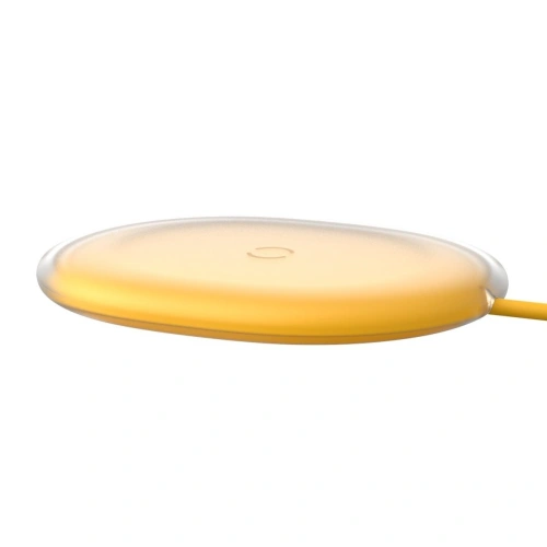 Buy Baseus Jelly wireless induction charger, 15W (yellow) - BSU1633YEL - {ean13} - Home Screen Store Europe
