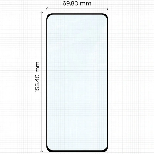Szkło hartowane Bizon Glass Edge Duo do Motorola Moto G84 5G czarna ramka [2 PACK]