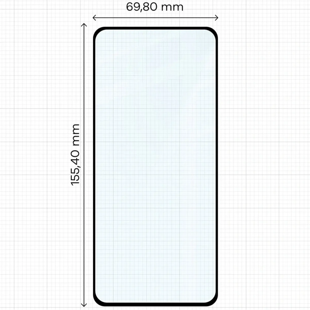 Szkło hartowane Bizon Glass Edge Duo do Motorola Moto G84 5G czarna ramka [2 PACK]