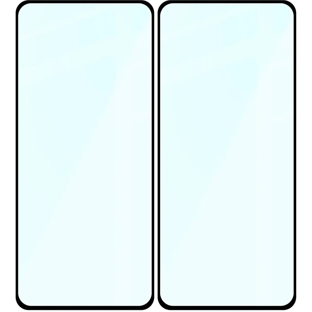 Szkło hartowane Bizon Glass Edge Duo do Motorola Moto G84 5G czarna ramka [2 PACK]