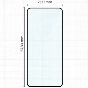 Szkło hartowane Bizon Glass Edge Duo do Realme 14 5G / 14T 5G czarna ramka [2 PACK]