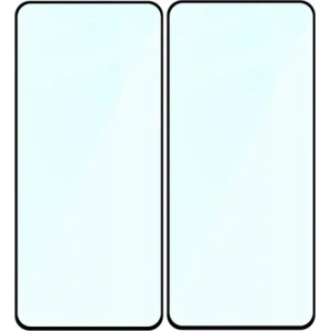 Szkło hartowane Bizon Glass Edge Duo do Realme 14 5G / 14T 5G czarna ramka [2 PACK]