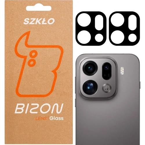 Szkło na aparat Bizon Glass Lens do Oppo Find X9 Pro [2 PACK]