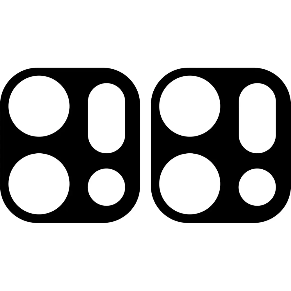 Szkło na aparat Bizon Glass Lens do Oppo Find X9 Pro [2 PACK]