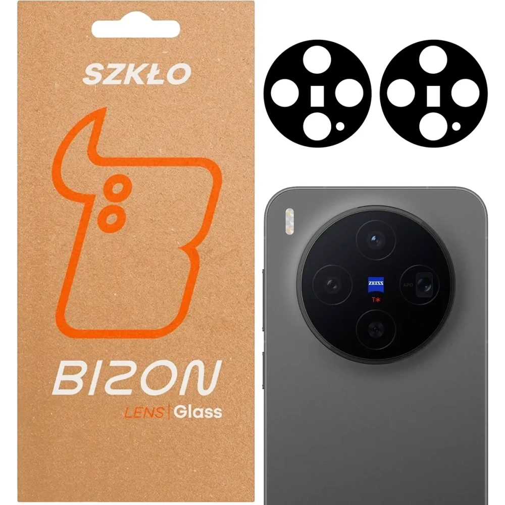 Szkło na aparat Bizon Glass Lens do Vivo X300 [2 PACK]
